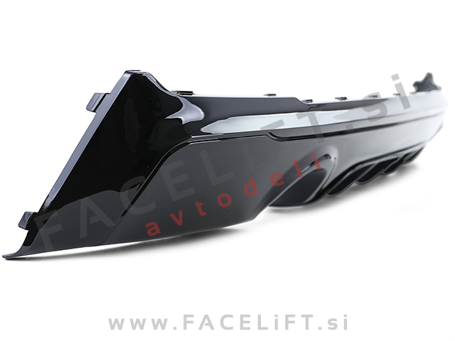 BMW 2 F22 F23 M 13-21 difuzor M-Performance izgled črni (sijaj)