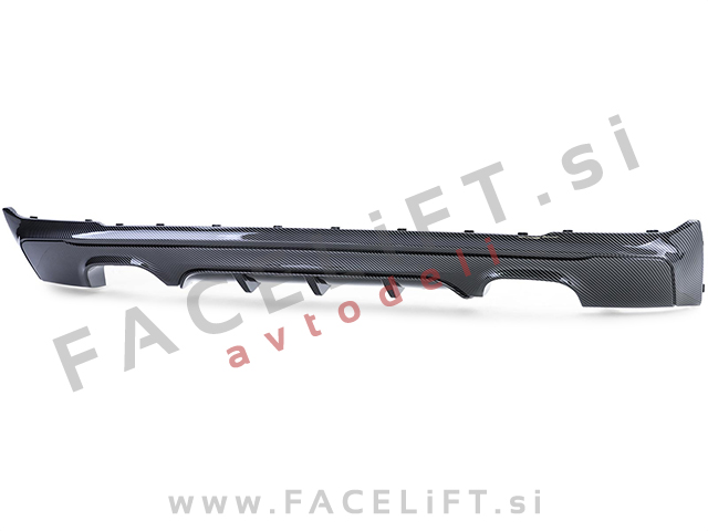 BMW 2 F22 F23 M 13-21 difuzor M-Performance izgled karbon (sijaj)