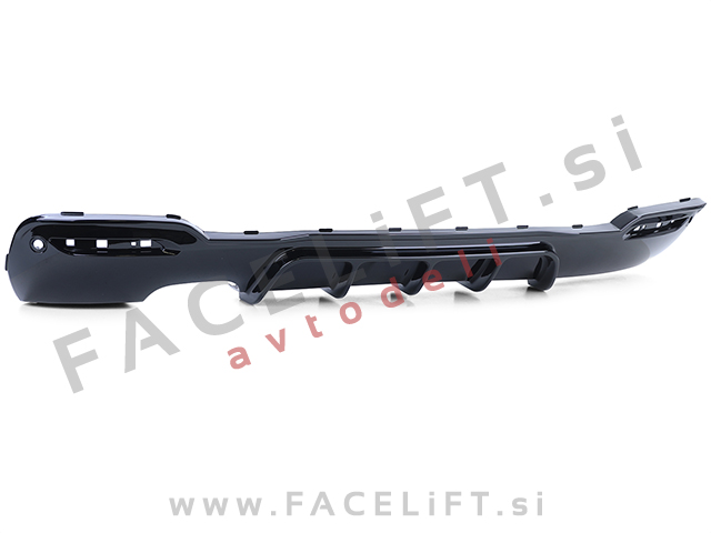 BMW 3 Gran Turismo F34 M 13-20 difuzor M-Performance izgled črni (sijaj)