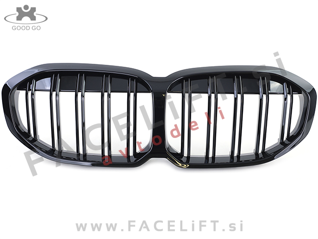 BMW 1 F40 19- ledvičke črne (sijaj)