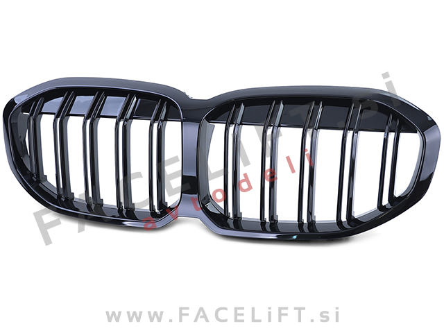 BMW 1 F40 19- ledvičke črne (sijaj)