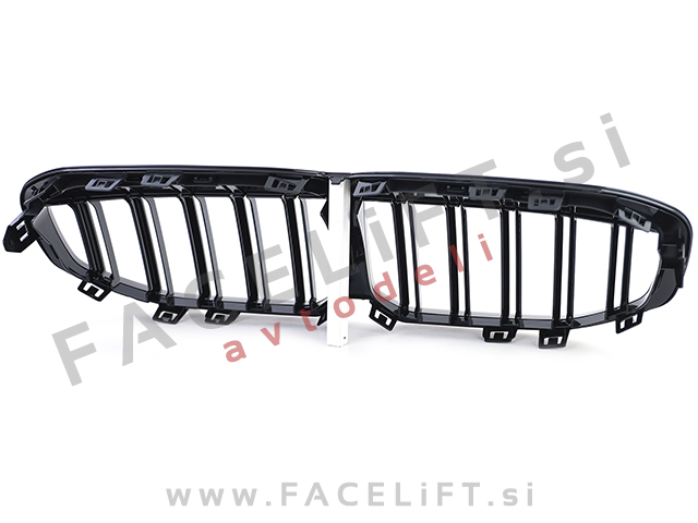 BMW 1 F40 19- ledvičke črne (sijaj)