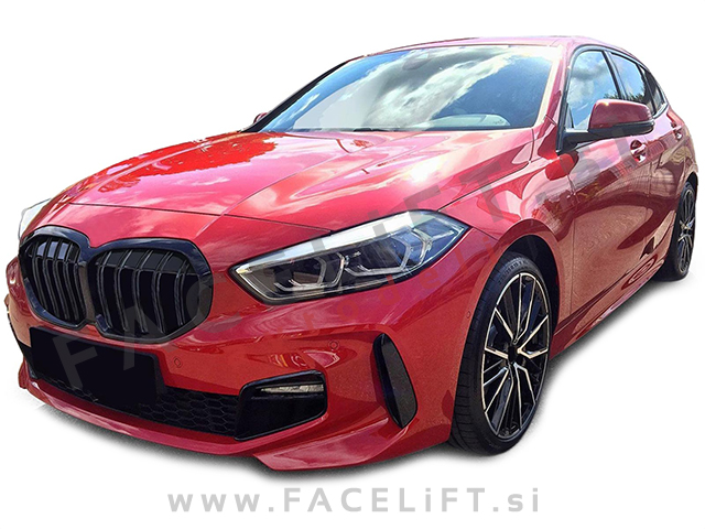 BMW 1 F40 19- ledvičke črne (sijaj)