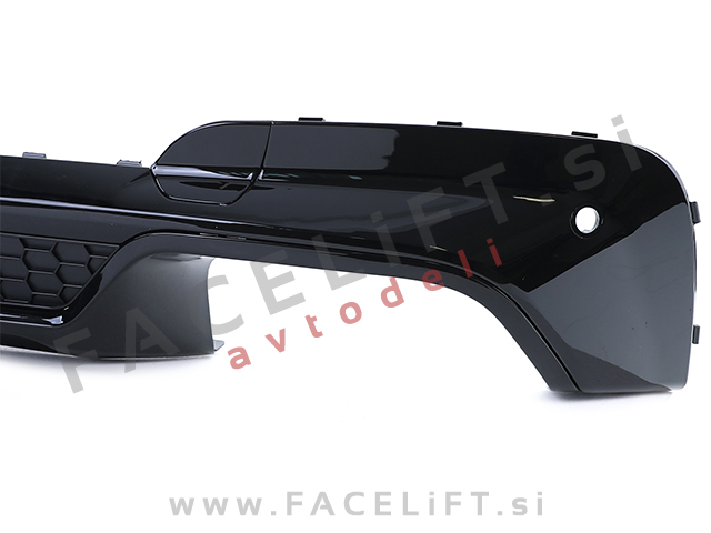 BMW X3 G01 M 17- difuzor z nastavki za izpuh M-Performance izgled črni (sijaj) BMW X3 G01 M 17- difuzor z nastavki za izpuh M-Performance izgled črni (sijaj)