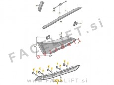 Audi Q5 FY 16- zadnja meglenka leva