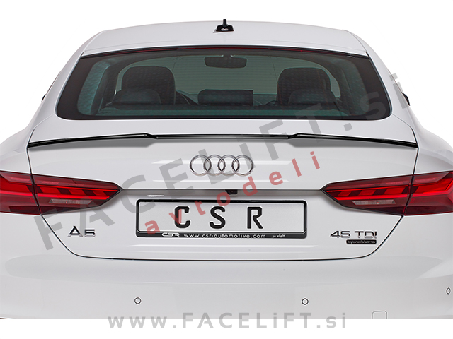 Audi A5 F5 Sportback 16- spojler za prtljažnik črni (mat)