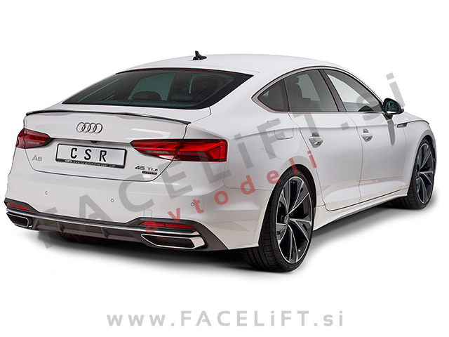 Audi A5 F5 Sportback 16- spojler za prtljažnik črni (mat) Audi A5 F5 Sportback 16- spojler za prtljažnik črni (mat)