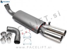 Audi 80, 90, Coupe B3 86-91 športni izpušni lonec 2x 76mm