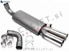 Audi 80, 90, Coupe B3 86-91 športni izpušni lonec 2x 76mm