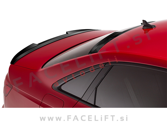 Audi A4 Limuzina B9 8W 15- spojler za prtljažnik črni sijaj