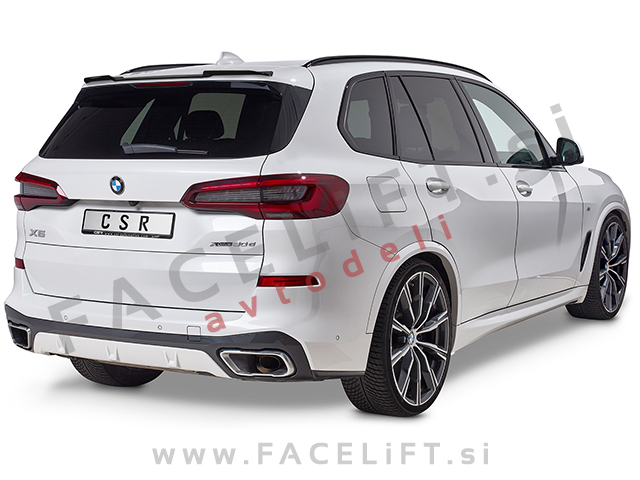 BMW X5 G05 18- strešni spojler črni (mat)