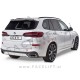 BMW X5 G05 18- strešni spojler črni (mat)