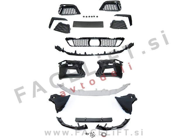 BMW 5 G30 G31 LCI 20- sprednji odbijač M-Performance izgled PDC ACC