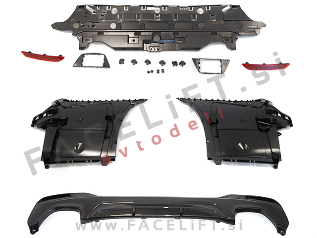 BMW 5 G30 LCI 20- zadnji odbijač M-Technic izgled PDC BMW 5 G30 LCI 20- zadnji odbijač M-Technic izgled PDC