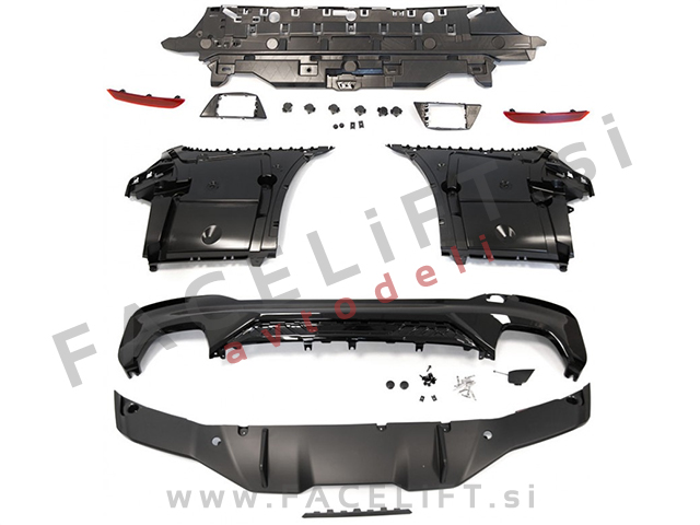 BMW 5 G30 LCI 20- zadnji odbijač M-Performance izgled PDC BMW 5 G30 LCI 20- zadnji odbijač M-Performance izgled PDC