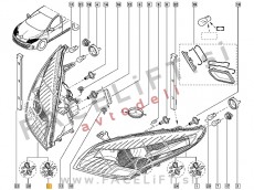 Renault Megane 3 08-13 žaromet desni Renault Megane 3 08-13 žaromet desni