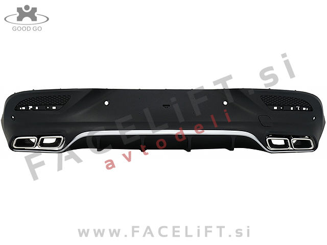 Mercedes GLE Coupe C292 AMG Line 15-19 difuzor z nastavki za izpuh GLE63 izgled