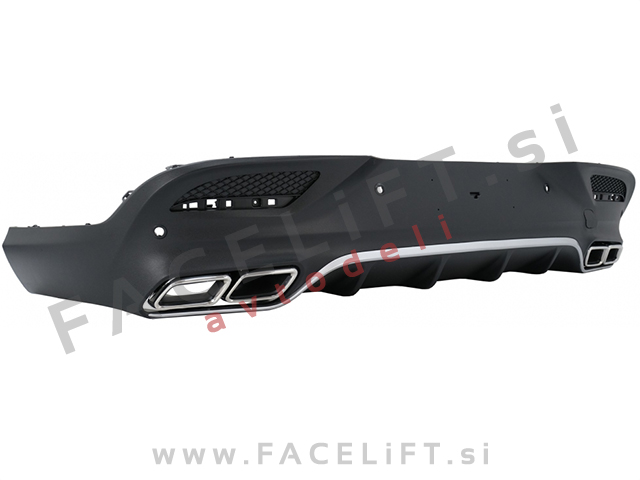 Mercedes GLE Coupe C292 AMG Line 15-19 difuzor z nastavki za izpuh GLE63 izgled