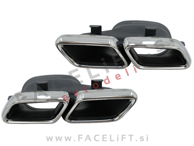 Mercedes GLE Coupe C292 AMG Line 15-19 difuzor z nastavki za izpuh GLE63 izgled