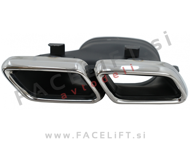 Mercedes GLE Coupe C292 AMG Line 15-19 difuzor z nastavki za izpuh GLE63 izgled Mercedes GLE Coupe C292 AMG Line 15-19 difuzor z nastavki za izpuh GLE63 izgled