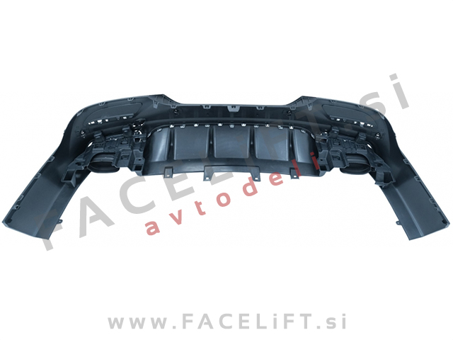 Mercedes GLE Coupe C292 AMG Line 15-19 difuzor z nastavki za izpuh GLE63 izgled