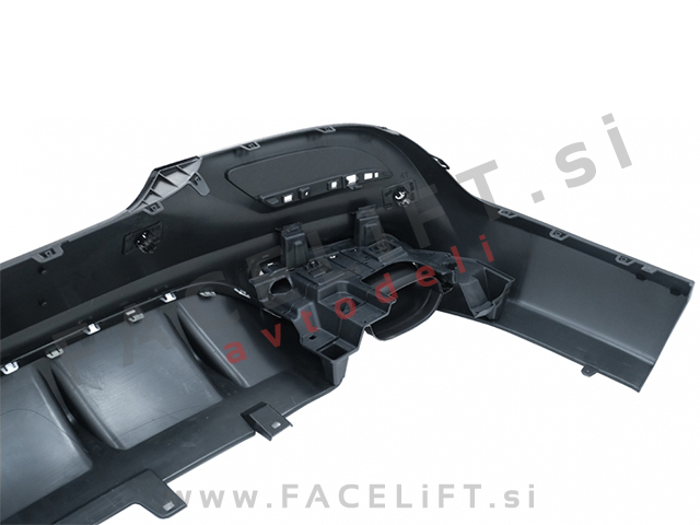 Mercedes GLE Coupe C292 AMG Line 15-19 difuzor z nastavki za izpuh GLE63 izgled