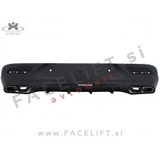 Mercedes GLE Coupe C292 AMG Line 15-19 difuzor z nastavki za izpuh Night Package GLE63 izgled Mercedes GLE Coupe C292 AMG Line 15-19 difuzor z nastavki za izpuh Night Package GLE63 izgled