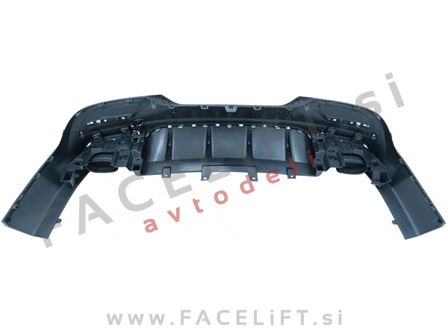 Mercedes GLE Coupe C292 AMG Line 15-19 difuzor z nastavki za izpuh Night Package GLE63 izgled