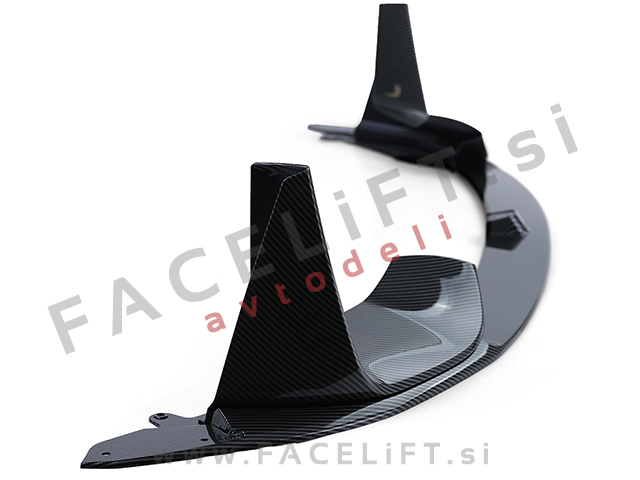 BMW 4 F32 F33, M4 F82 F83 13- podaljšek sprednjega odbijača karbon sijaj