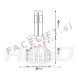 LED kit H7 COB 4Side Series 38W (3800lm) 6500K 12V 24V