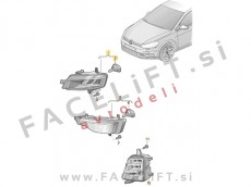 VW Golf 7 17-20 meglenka desna VW Golf 7 17-20 meglenka desna