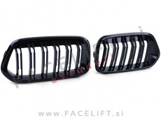 BMW X2 F39 18- ledvičke črne (sijaj)