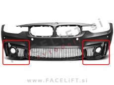BMW F30 F31 11-19 mreže sprednjega M3 odbijača