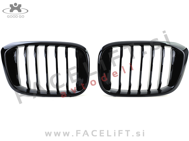 BMW X4 G02 18- ledvičke črne (sijaj)