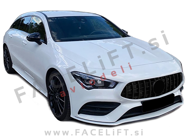 Mercedes CLA C118 X118 19- maska črna (sijaj)