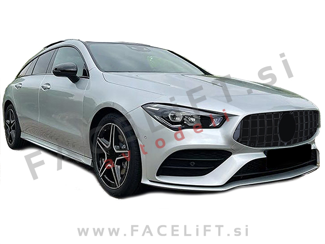 Mercedes CLA C118 X118 19- maska črna (sijaj)