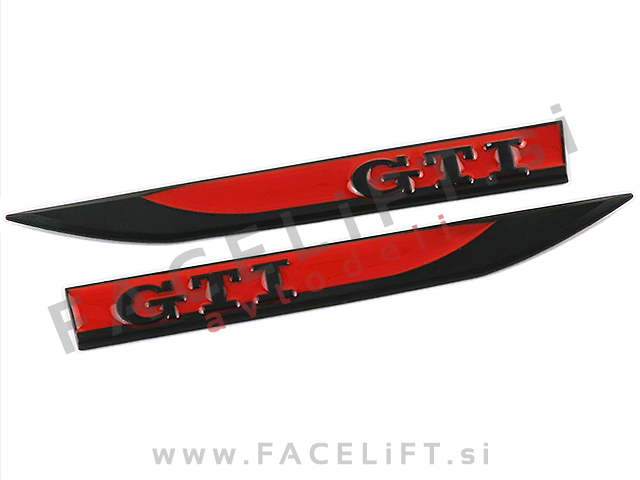 VW GTI emblem (3D nalepka)