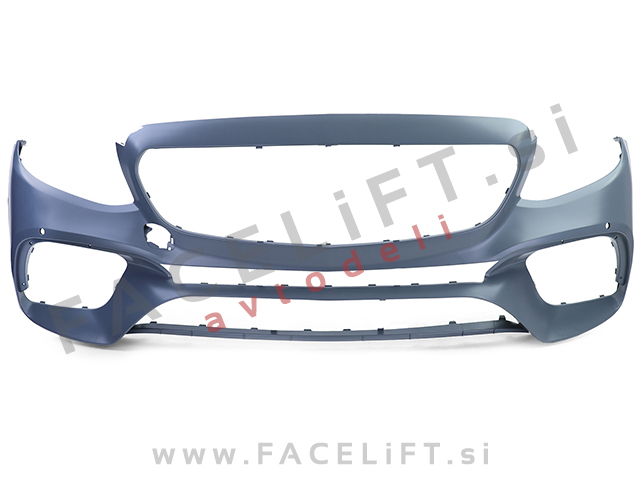 Mercedes E W213 16-20 sprednji odbijač z masko AMG izgled PDC Mercedes E W213 16-20 sprednji odbijač z masko AMG izgled PDC