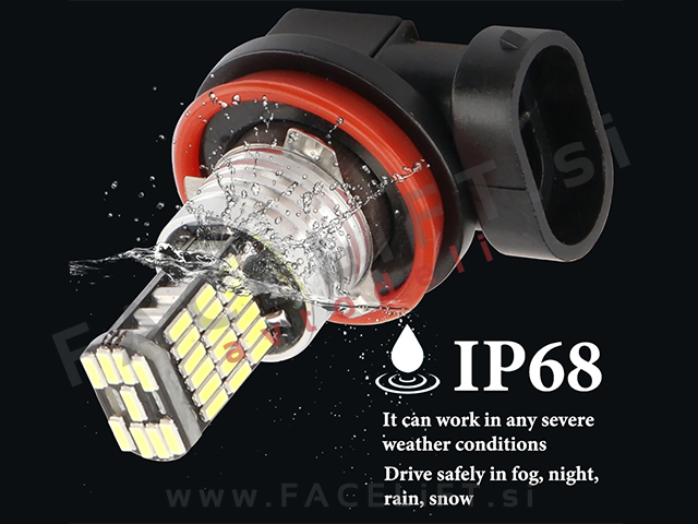 LED žarnica H11 (PGJ19-2) 45x LED (4014) 900lm CANBUS 12V
