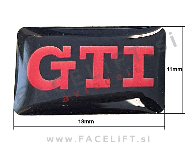 VW GTI nalepka