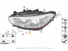 BMW 1 F20 F21 LCI 15-19 žaromet levi BMW 1 F20 F21 LCI 15-19 žaromet levi