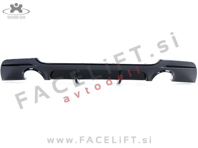 BMW 3 E92 E93 M 06-10 difuzor M-Performance izgled črni (sijaj)