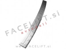 VW T6 15-21 zaščita zadnjega odbijača srebrna (mat)