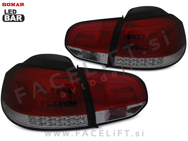 VW Golf 6 08-12 zadnje LED luči