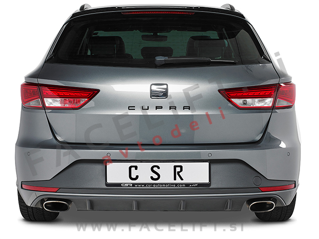 Seat Leon ST 5F 14-20 strešni spojler črni (mat)