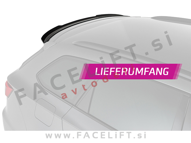 Seat Leon ST 5F 14-20 strešni spojler črni (mat)