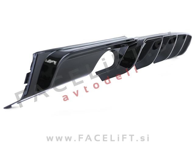 BMW 3 F30 F31 M 11-19 difuzor M-Performance izgled črni (sijaj)
