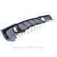 BMW 3 F30 F31 M 11-19 difuzor M-Performance izgled črni (sijaj)