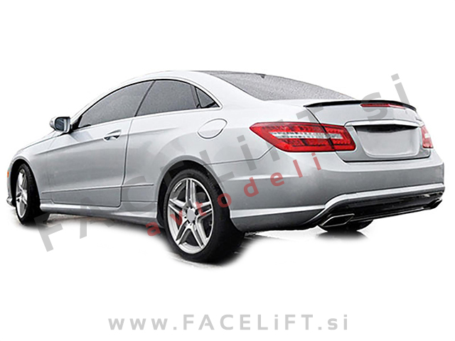 Mercedes E Coupe C207 09-17 spojler za prtljažnik črni (sijaj)