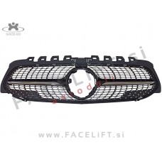 Mercedes A W177 18- maska Diamond Black